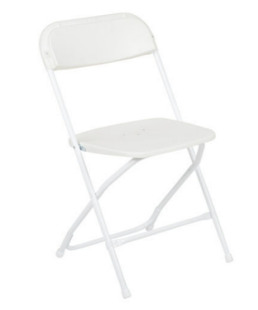  White Folding Chair (premium)